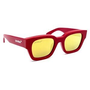 NEW!!! OFF-WHITE Sunglasses OERI018 2576 51/22/145 Red Squared  Zurich